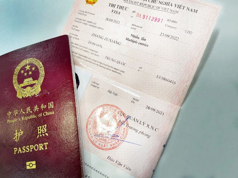 Hồ sơ xin visa công tác tại TQ/ Hồ sơ visa thương mại TQ