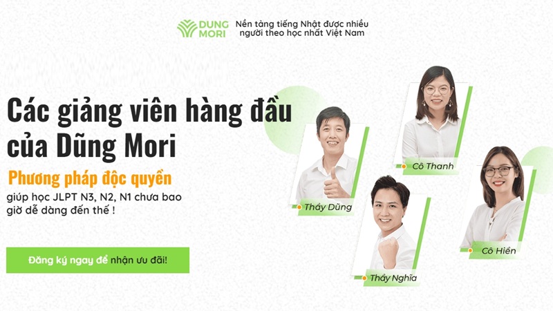 Trung tâm tiếng Nhật Hà Nội Dungmori